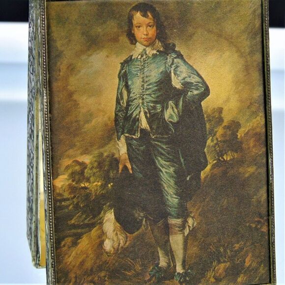 The Blue Boy Silver Plated Desktop Box - Picture 8 of 8